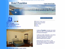 Tablet Screenshot of hotelposeidonlipari.com